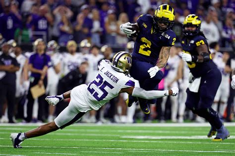 ncaa football game|Michigan knocks down Washington 34.